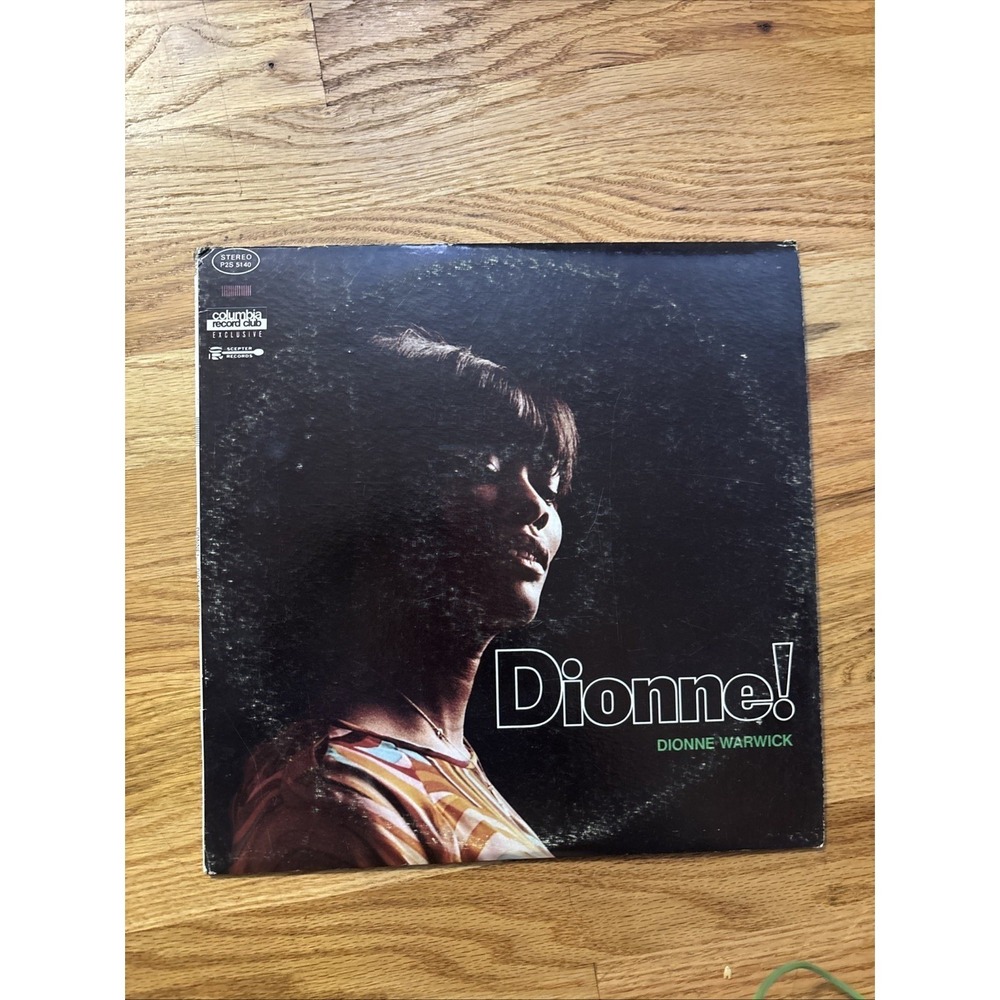 Dionne Warwick Dionne Columbia Record Club Stereo Vinyl LP P2S 5140 Scepter